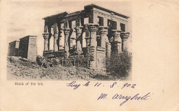 EGYPTE - Kiosk Of The Isis - Temple - Ruines - Colonnes - Dos Non Divisé - Carte Postale Ancienne - Otros & Sin Clasificación