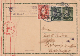 Slovaquie Entier Postal Censuré Nove Mesto 1941 - Brieven En Documenten