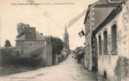 FRANCE - Maure De Bretagne - L'Arrivée Et La Mairie - Rue Eglise - E Marie Rousselière édit - Carte Postale Ancienne - Andere & Zonder Classificatie