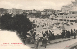 FRANCE - Biarritz - La Grande Plage - Le Palais Et Casino Municipal - Animé - Carte Postale Ancienne - Biarritz