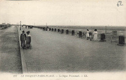 FRANCE - Le Touquet - Paris - Plage - La Digue Promenade - Carte Postale Ancienne - Le Touquet