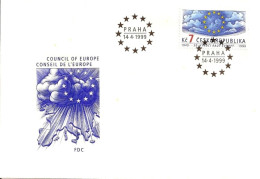 FDC 214 Czech Republic Council Of Europe 1999 - EU-Organe