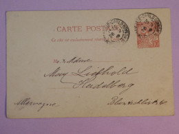 S0 MONTE CARLO   BELLE CARTE  RR  1897   A  HEIDELBERG   ALLEMAGNE    +AFF. INTERESSANT + - Interi Postali