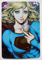 CARTE SEXY GIRL WAIFU BEAUTY MANGA MINT HOLO PRISM Supergirl - Marvel