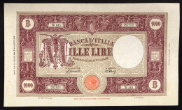 1000 Lire Grande M Testina B.I.22 07 1946 Spl+ Pressato LOTTO 1103 Bis - 1.000 Lire