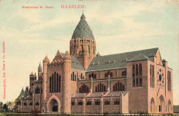 PAYS BAS - Haarlem - Kathedraal St. Bavo - Kleurenphoto - Colorisé - Carte Postale Ancienne - Haarlem