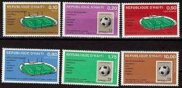 HAITI   N° 738/39  PA  522/25  * *    Cup 1974 Football  Soccer  Fussball Stade Timbre Sur Timbre - 1974 – Alemania Occidental