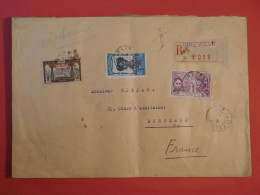 S0 GABON AEF   BELLE LETTRE RECO PURE ARCHIVE  1931   LIBREVILLE A BORDEAUX FRANCE L    +AFF. INTERESSANT + - Lettres & Documents