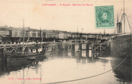 ESPAGNE - Santander - El Muelle - Machina De Maura - Edition Guillen - Carte Postale Ancienne - Cantabrië (Santander)