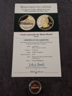 NATIONAL PARKS QUARTER DOLLAR 2010 P OREGON MONT HOOD / CUPRONICKEL DORURE OR 24 CARATS / USA / + CERTIFICAT - 2010-...: National Parks