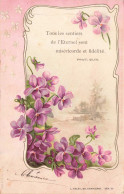 FANTAISIE - Fleurs - Tout Less Sentiers De L'Eternel Sont Miséricorde Et Fidélité - Carte Postale Ancienne - Altri & Non Classificati