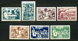 Russia  1938 Mi 618-624 MNH ** - Neufs