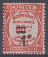 ALGERIE - Taxe  N°  23 * *  - Cote : 45 € - Postage Due