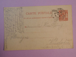 S0 MONTE CARLO BELLE CARTE  ENTIER  RR 1896 A  WIESBADEN  ALLEMAGNE +DE CONSTANTINE ++AFF. INTERESSANT + - Postwaardestukken