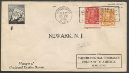 1940 Prudential Illustrated Reply Cover 3c Arch Slogan Winnipeg Manitoba - Postal History