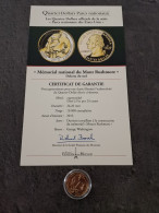 NATIONAL PARKS QUARTER DOLLAR 2013 P DAKOTA DU SUD MONT RUSHMORE / CUPRONICKEL DORURE OR 24 CARATS / USA / + CERTIFICAT - 2010-...: National Parks