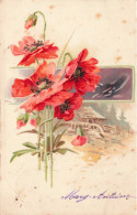 FANTAISIE - Fleurs - Ferme - Carte Postale Ancienne - Altri & Non Classificati