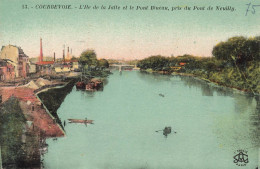 FRANCE - Courbevoie - L’île De La Jatte Et Le Pont Bineau - Pris Du Pont De Neuilly - Carte Postale Ancienne - Courbevoie
