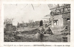 FRANCE - Beauvraignes - Un Aspect Du Village - Guerre 1914-1915 - Visé à Paris - Carte Postale Ancienne - Beuvraignes