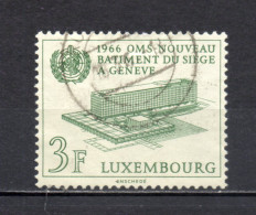 LUXEMBOURG    N° 679     OBLITERE   COTE 0.20€   OMS SANTE - Gebruikt