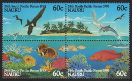 Nauru 1993 - Mi-Nr. 394-397 ** - MNH - Meeresleben / Marine Life - Nauru