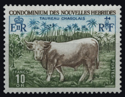 Neue Hebriden 1975 - Mi-Nr. 406 ** - MNH - Charolais Bulle - Ongebruikt