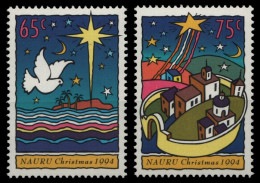 Nauru 1994 - Mi-Nr. 403-404 ** - MNH - Weihnachten / X-mas - Nauru