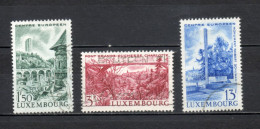 LUXEMBOURG    N° 688 à 690     OBLITERES   COTE 1.00€     PAYSAGE PONT - Usados