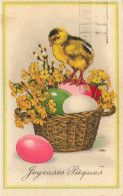 FETES & VOEUX - Joyeuse Pâques - Poussin - Œuf - Carte Postale Ancienne - Easter