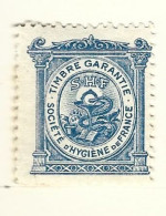 Timbre -  -  - Vignette Pharmaceutique  - Societe D'hygiene De France - Used Stamps