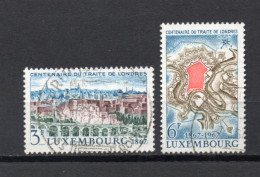 LUXEMBOURG    N° 697 + 698     OBLITERES   COTE 0.50€     VILLE TRAITE DE LONDRES - Usati