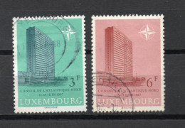 LUXEMBOURG    N° 702 + 703     OBLITERES   COTE 0.75€     OTAN - Oblitérés