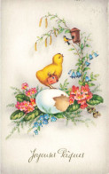 FETES & VOEUX - Joyeuses Pâques - Poussin - Œuf - Carte Postale Ancienne - Easter