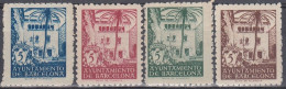 ESPAÑA BARCELONA 1945 Nº 65/68 NUEVO - Barcelone