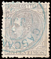 Navarra - Edi O 204 - Mat Trébol Azul "Cascante" - Used Stamps