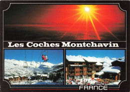 FRANCE - Les Coches Montchavin - Coucher De Soleil - Neiges - Carte Postale - Altri & Non Classificati