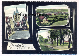 ÄLTERE POSTKARTE SCHWELM IM KRANZ GRÜNER BERGE DIE PFORTE ZUM SAUERLAND Ansichtskarte AK Cpa Postcard - Schwelm