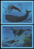 Palau 2000 - Mi-Nr. Block 117-118 ** - MNH - Meerestiere / Marine Life - Palau