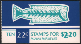 Palau 1985 - Mi-Nr. 75 D ** - MNH - Markenheft - Meeresleben / Marine Life - Palau