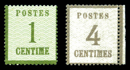N°1 Et 3, Les 2 Valeurs TB  Qualité: **   - Unused Stamps
