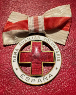 España Medalla Alfonso XIII Dama Auxiliar Voluntaria 1926 PG 823 - Sonstige & Ohne Zuordnung