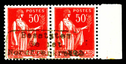 N°3, 50c Paix Surchargé 'Dunquerque', Bdf. TB (signé Brun)  Qualité: **  Cote: 150 Euros - Guerre (timbres De)