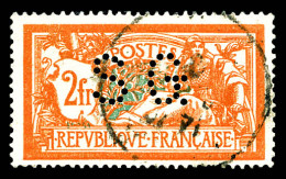 N°145c, 2F Orange Et Vert-bleu: Cassure Dans Le Bas De L'écusson, TTB  Qualité: Oblitéré  Cote: 305 Euros - Used Stamps