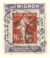 Timbre - Vignette  Porte Timbre -un Mignon  Voisin Mignon Marseillan - Semeuse - Used Stamps