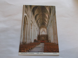 WINCHESTER CATHEDRAL  NAVE ALTAR ( ENGLAND ANGLETERRE ) L INTERIEUR DE LA CATHEDRALE - Winchester