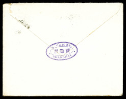 N°8, 25c Noir Sur Rose Obl SHANG HAI Sur Lettre Du 13.12.98 + Cachet Maritime 'Ligne PAQ N°4' Du 14.12.99 Pour St Brieuc - Lettres & Documents