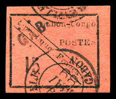 N°14, 15c Noir Sur Rose, SUPERBE (signé Adam/Brun/Calves/certificat)  Qualité: Oblitéré  Cote: 1500 Euros - Used Stamps