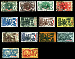 N°33/47, Série Complète (N°40 Et 44*), Les 15 Valeurs TB  Qualité: Oblitéré  Cote: 204 Euros - Used Stamps