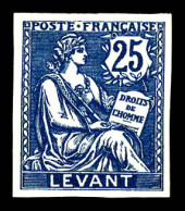 N°24a, 25c Bleu: Non Dentelé. SUP (certificat)  Qualité: **  Cote: 540 Euros - Unused Stamps