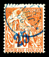 N°6B, 25 Sur 40c Rouge-orange. SUP. R. (signé/certificat)  Qualité: Oblitéré  Cote: 1000 Euros - Used Stamps